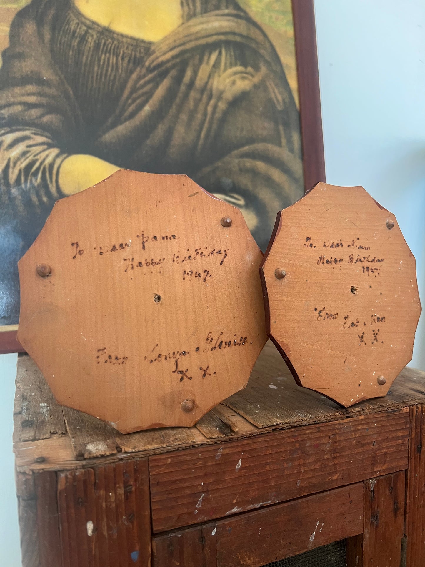 Candleholders Dated 1947