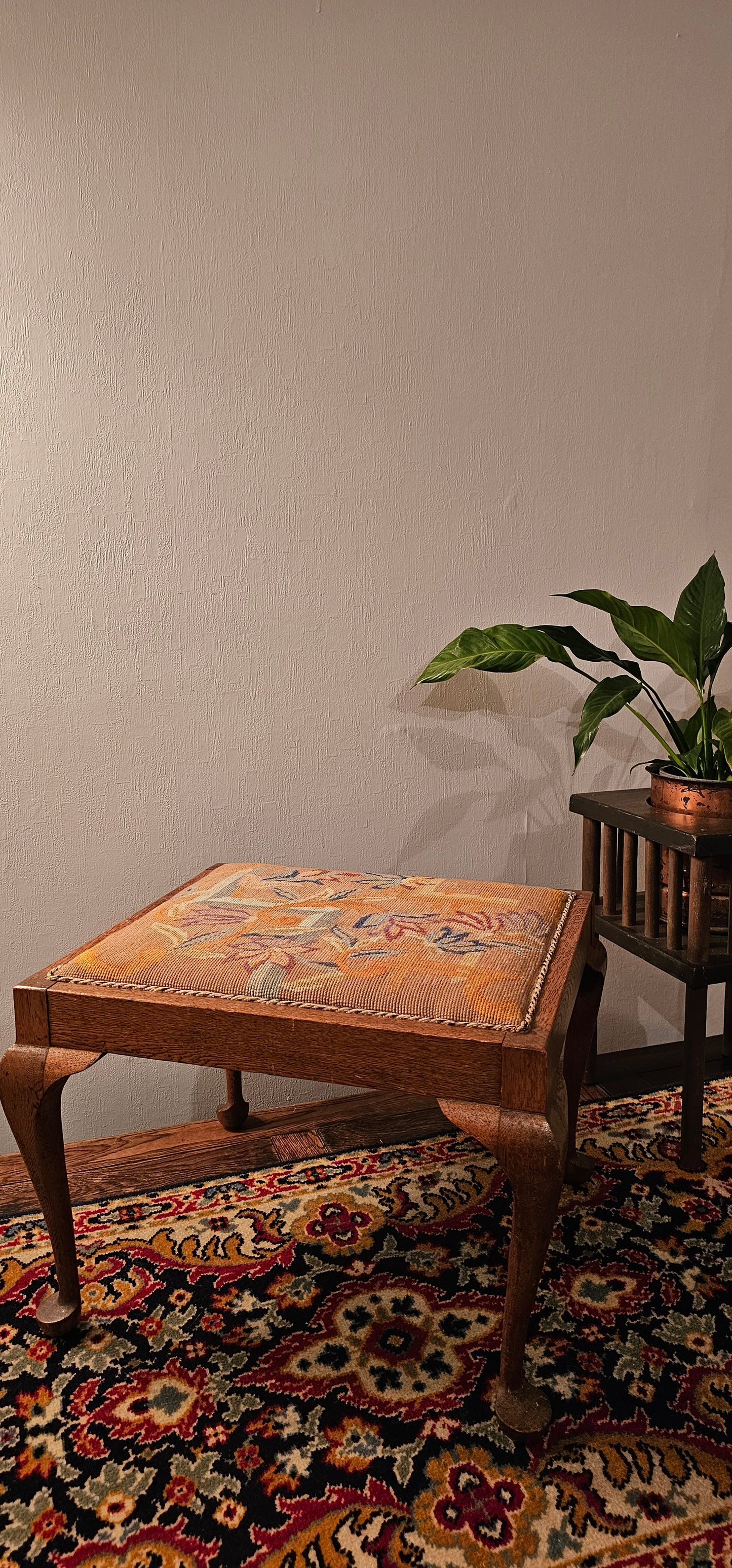 Oak Ottoman