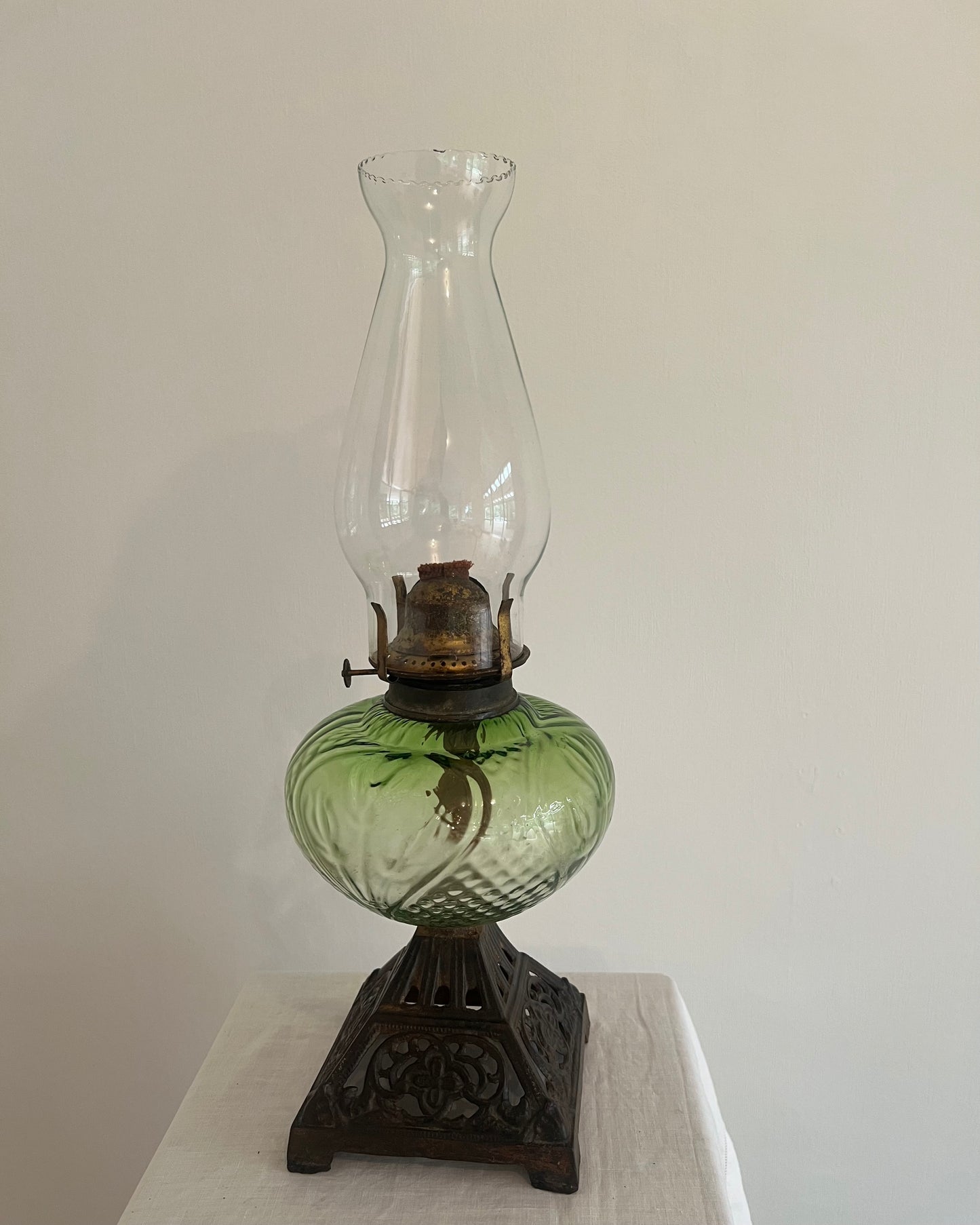 Green Oil Lamp