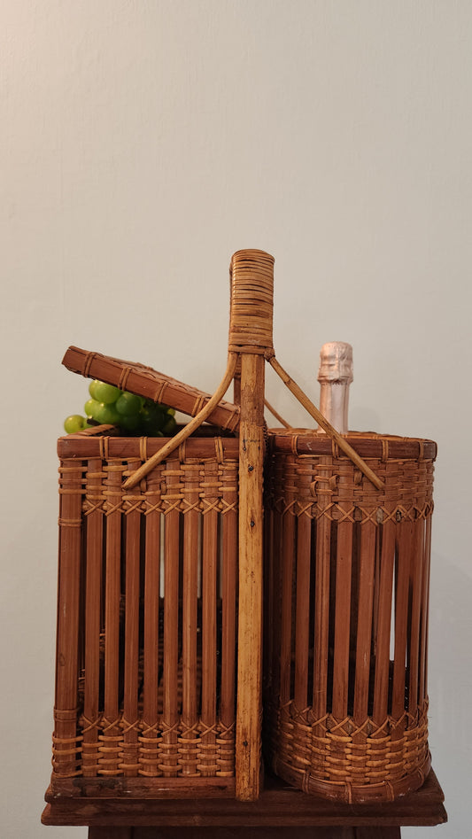 Cane Picnic Basket