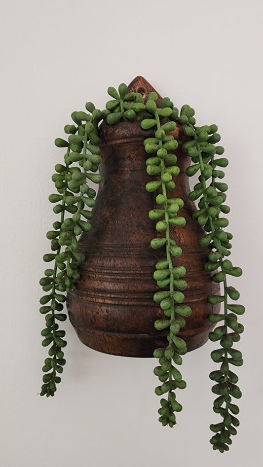 Wooden Wall Vase