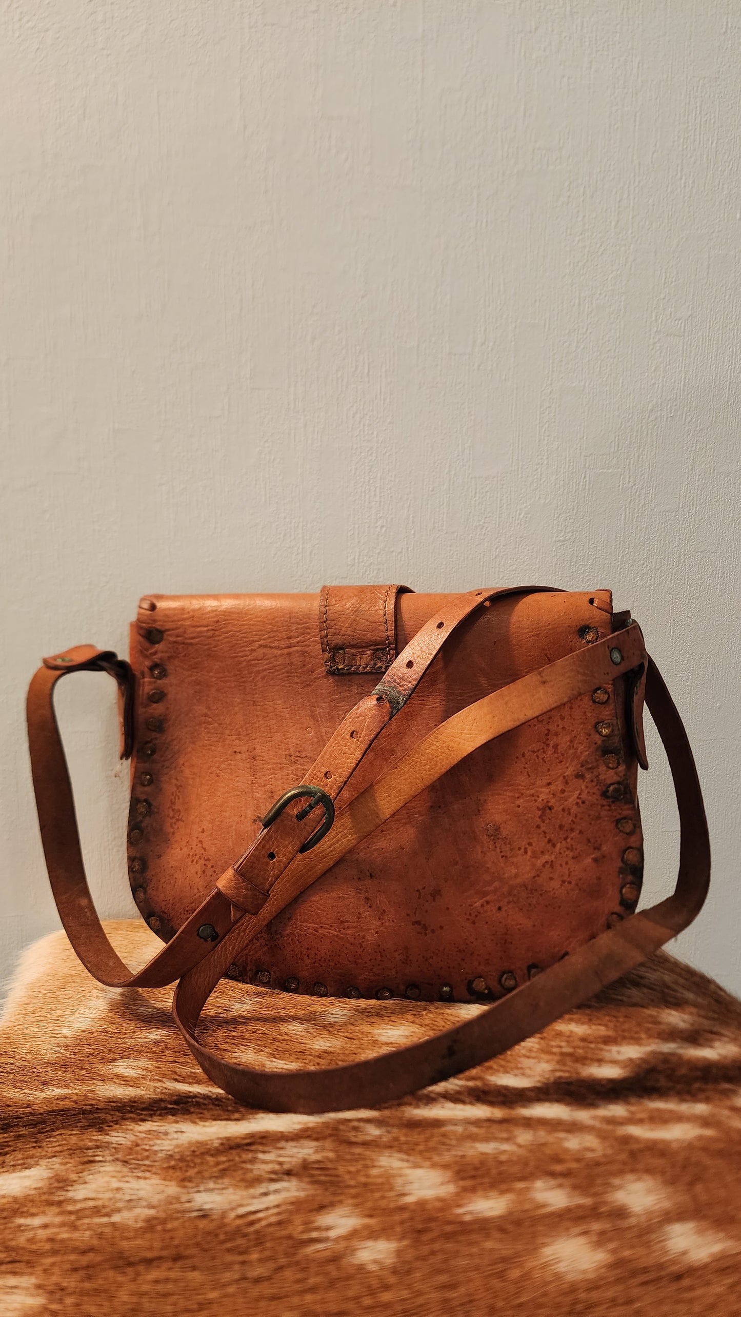 Tooled Leather Bag