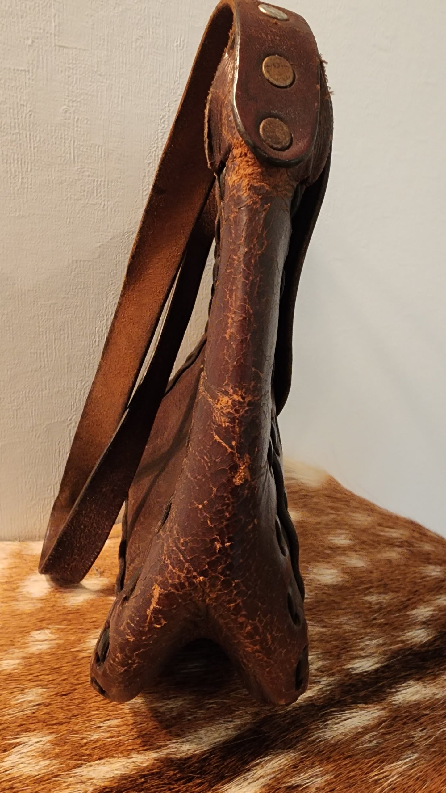Vintage Tooled Leather Bag