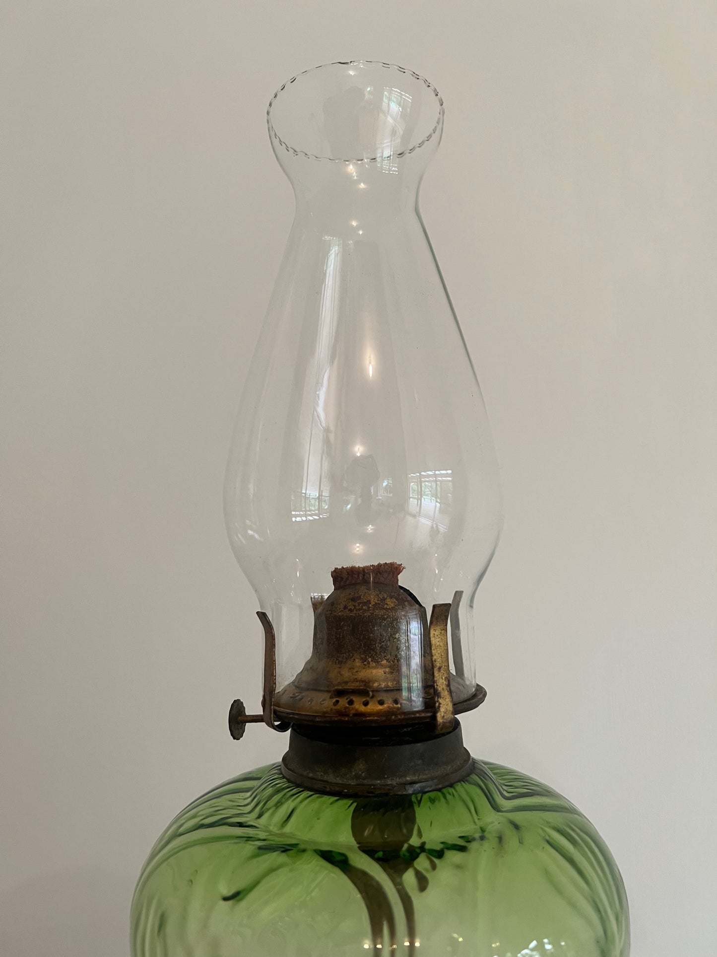 Green Oil Lamp