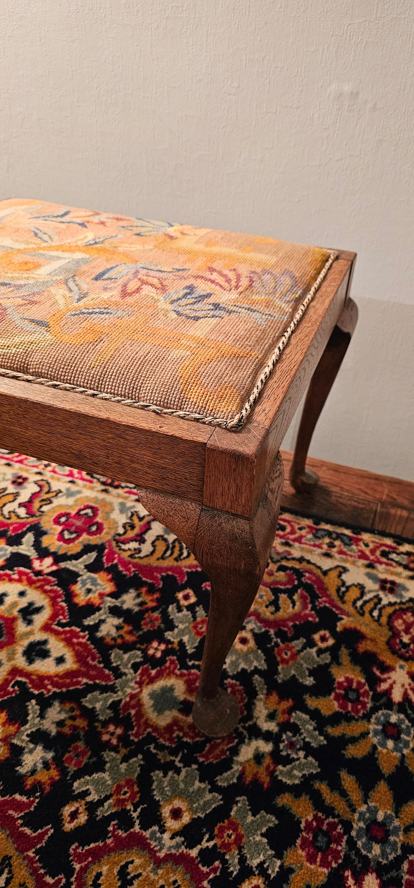 Oak Ottoman