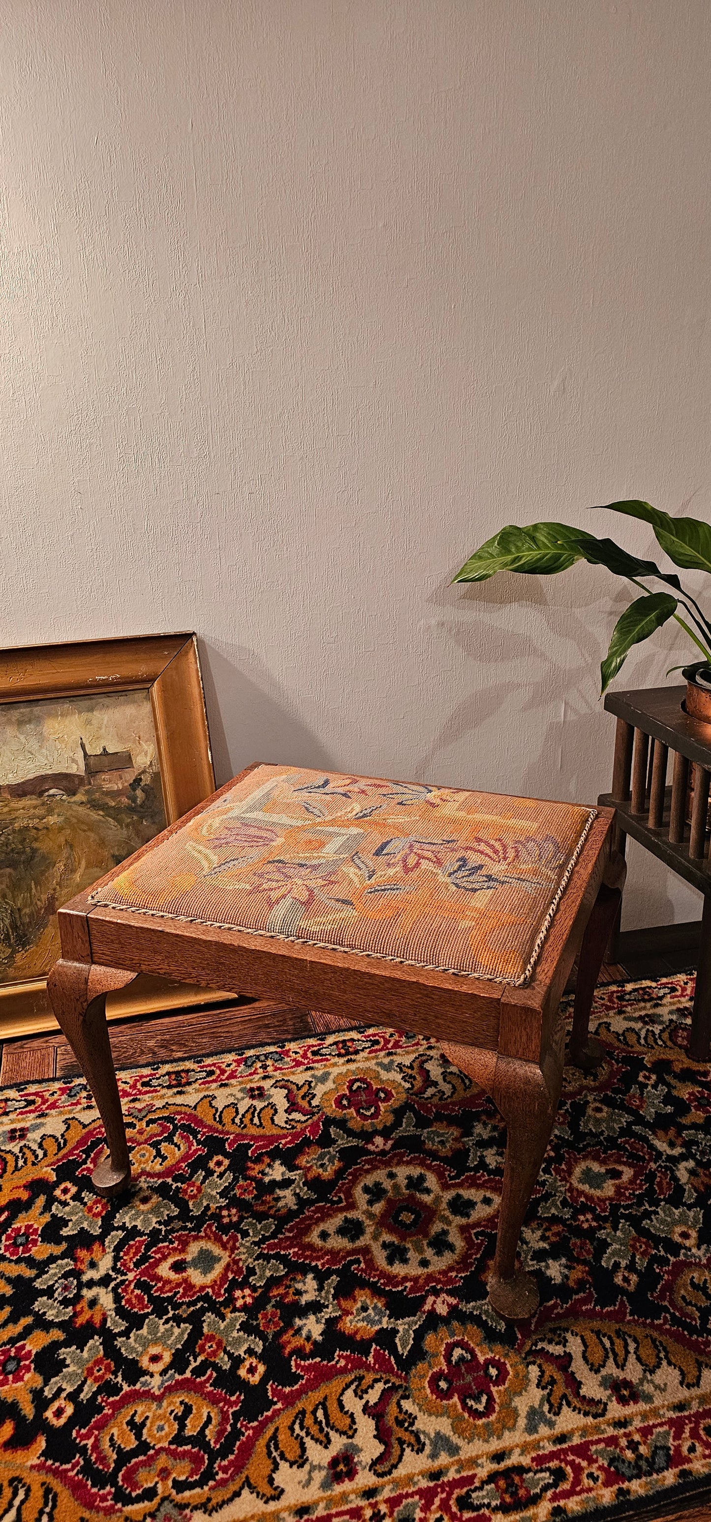Oak Ottoman