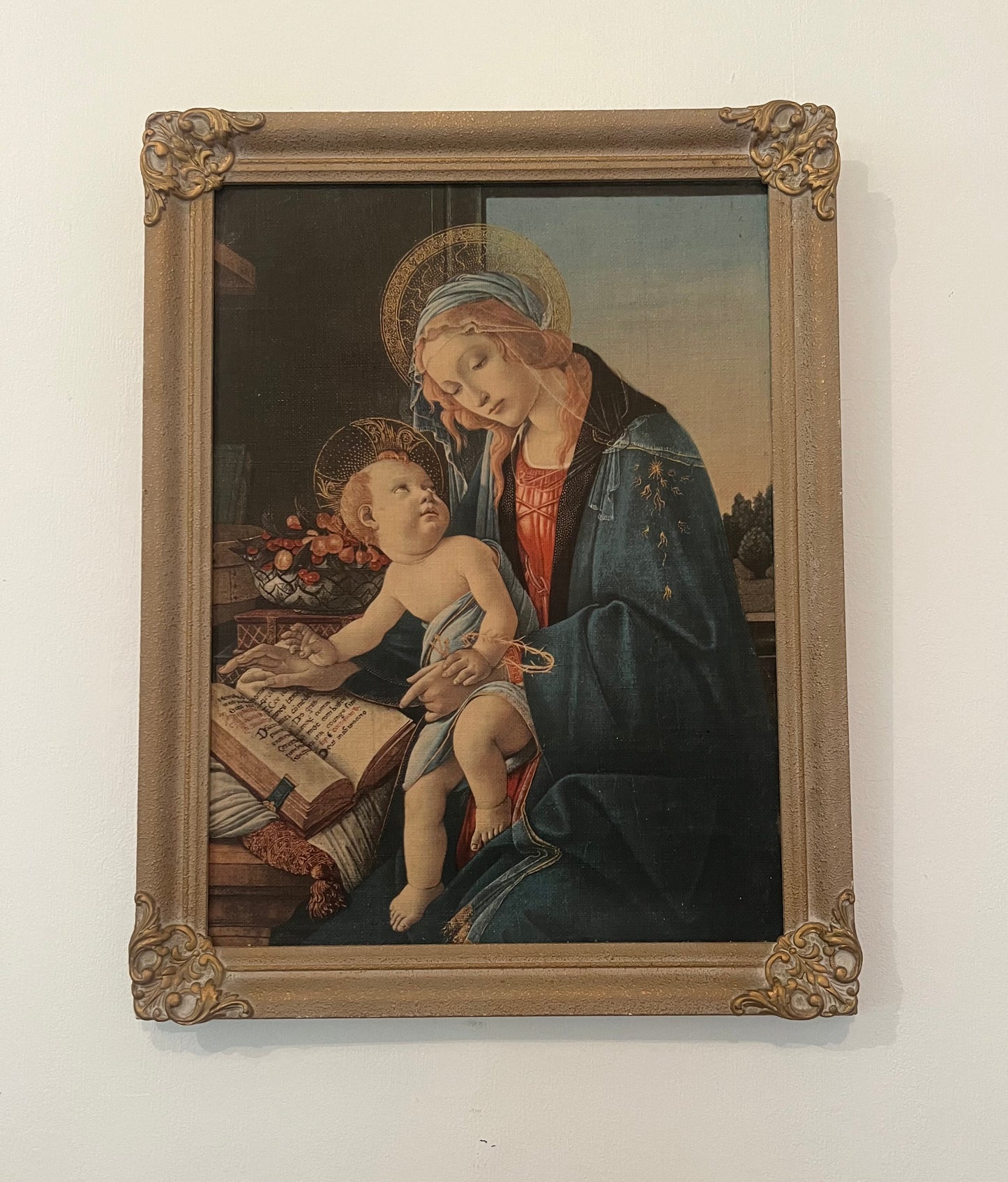 1964 Print of Madonna del Libro