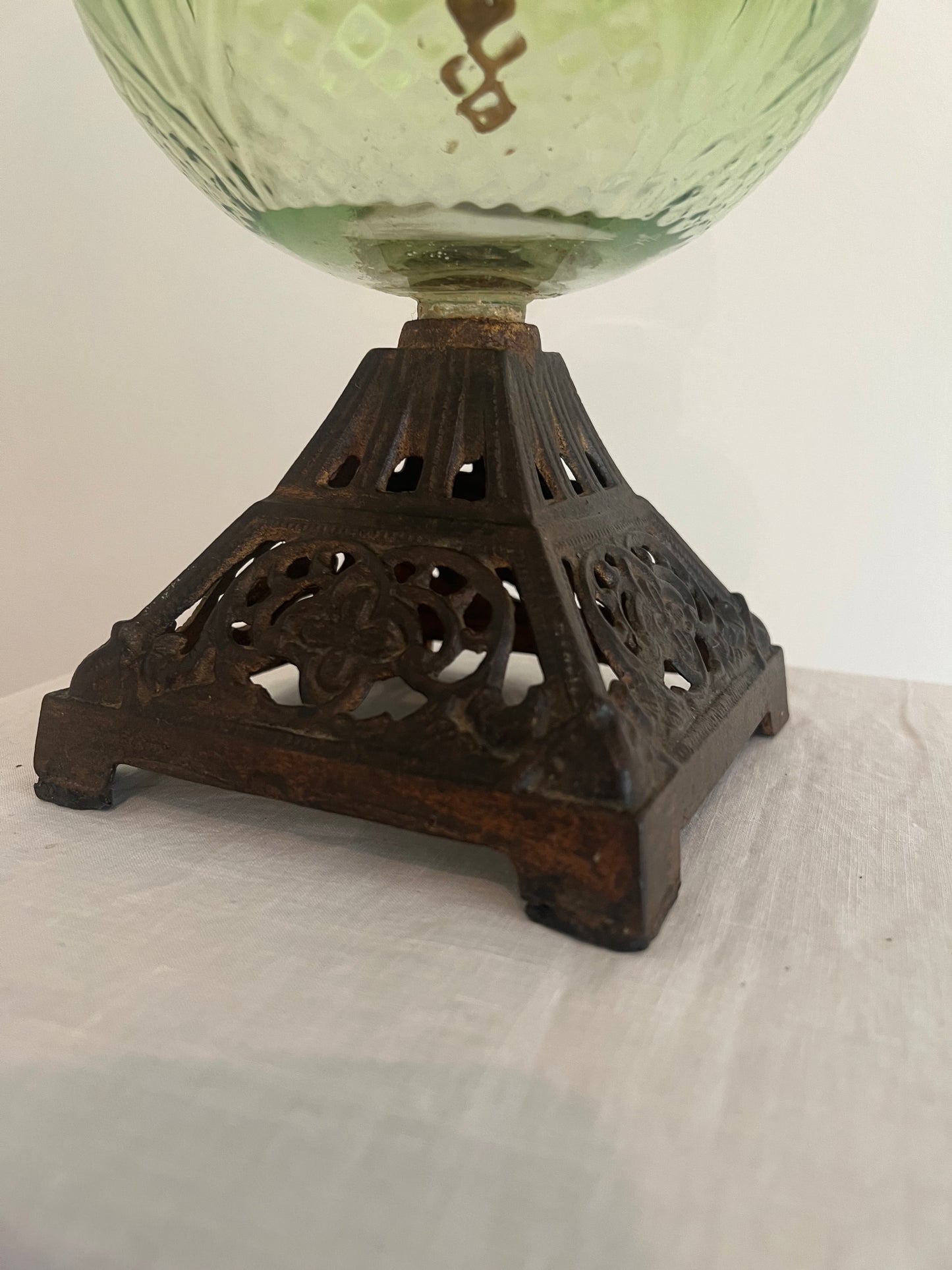 Green Oil Lamp
