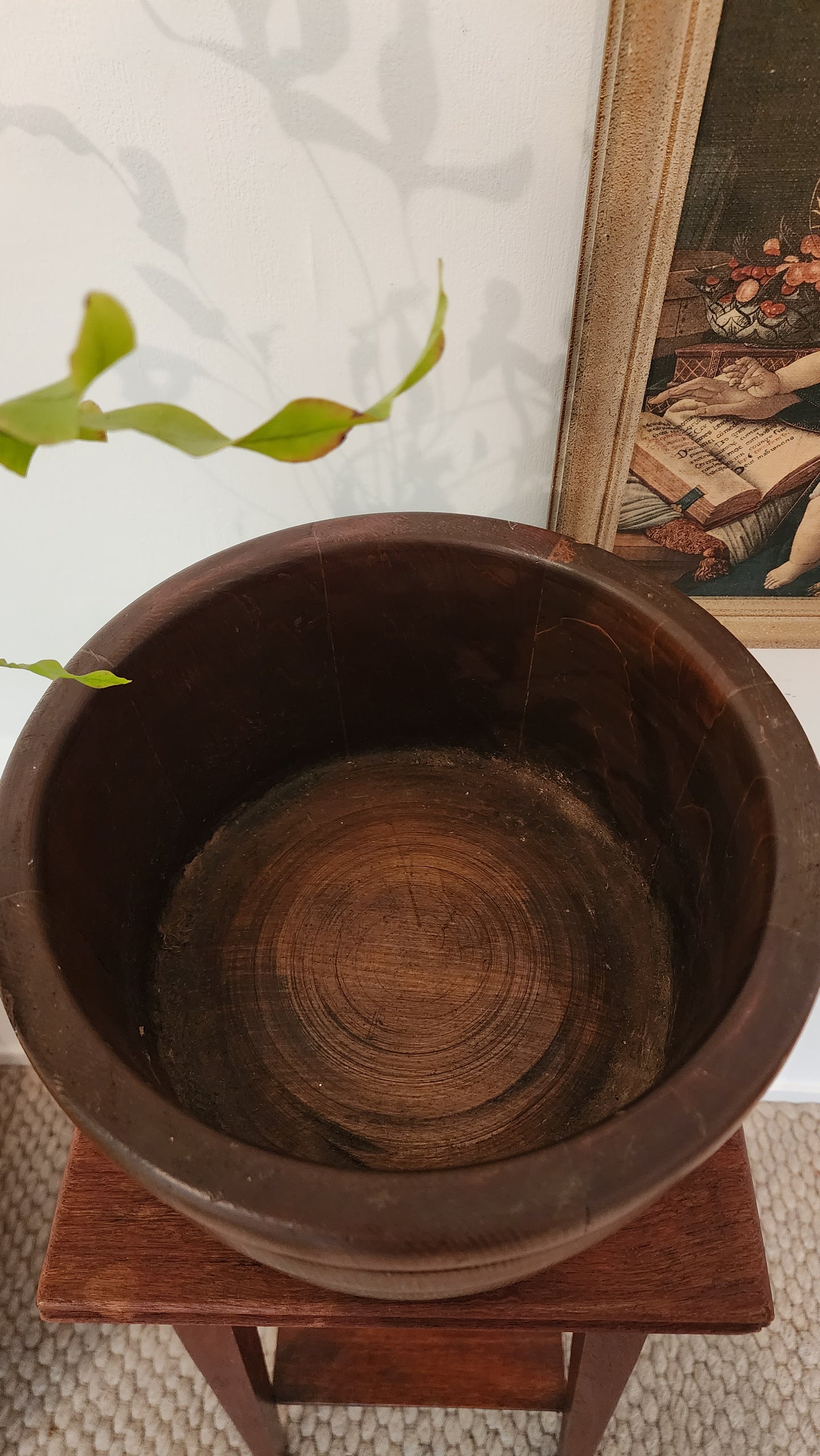 Vintage Wooden Bowl