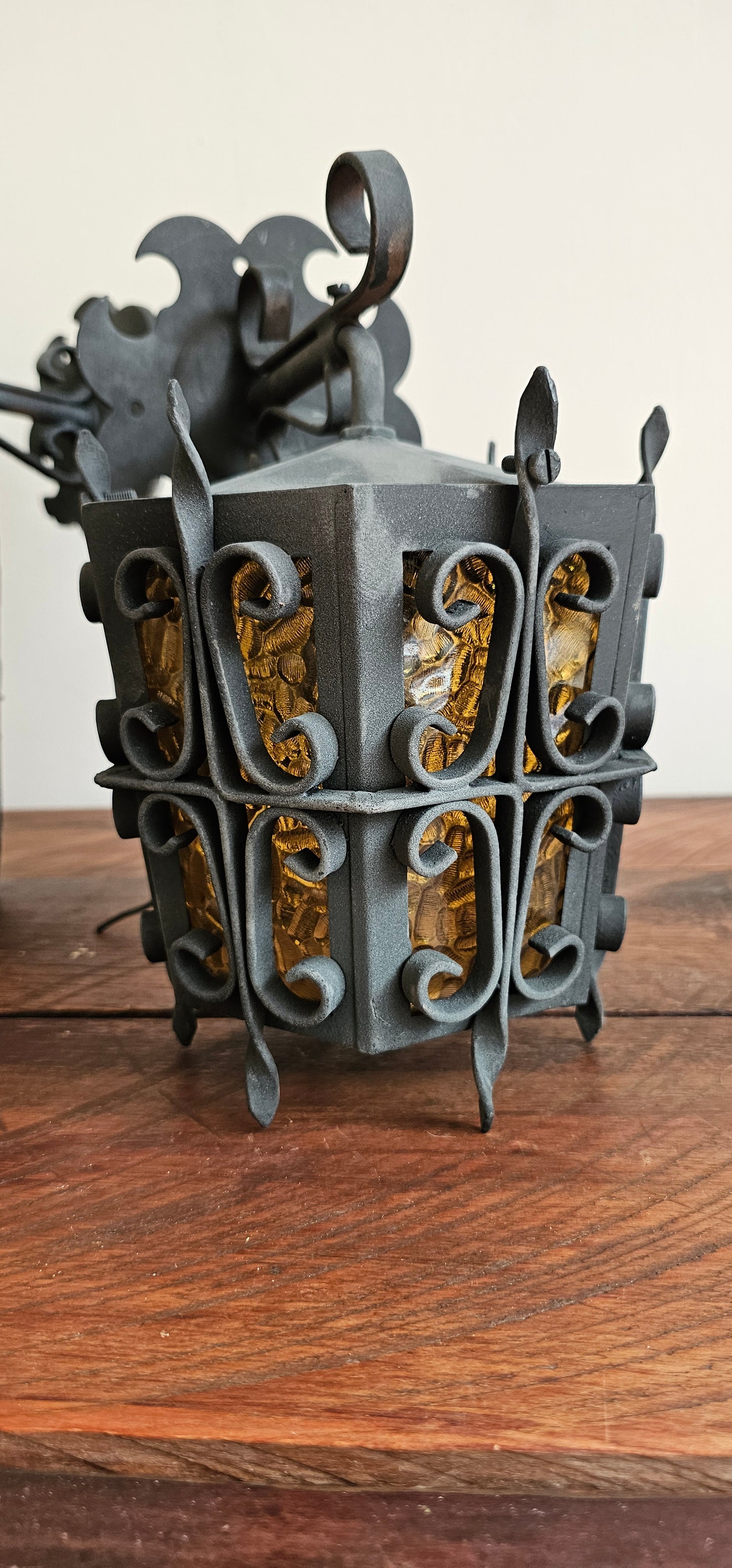 Vintage Wrought Iron Lanterns