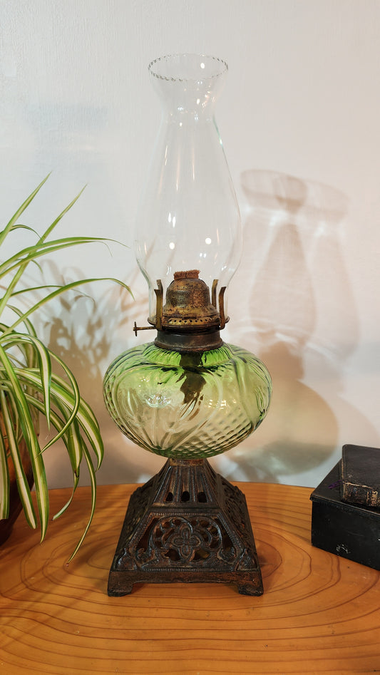 Green Oil Lamp