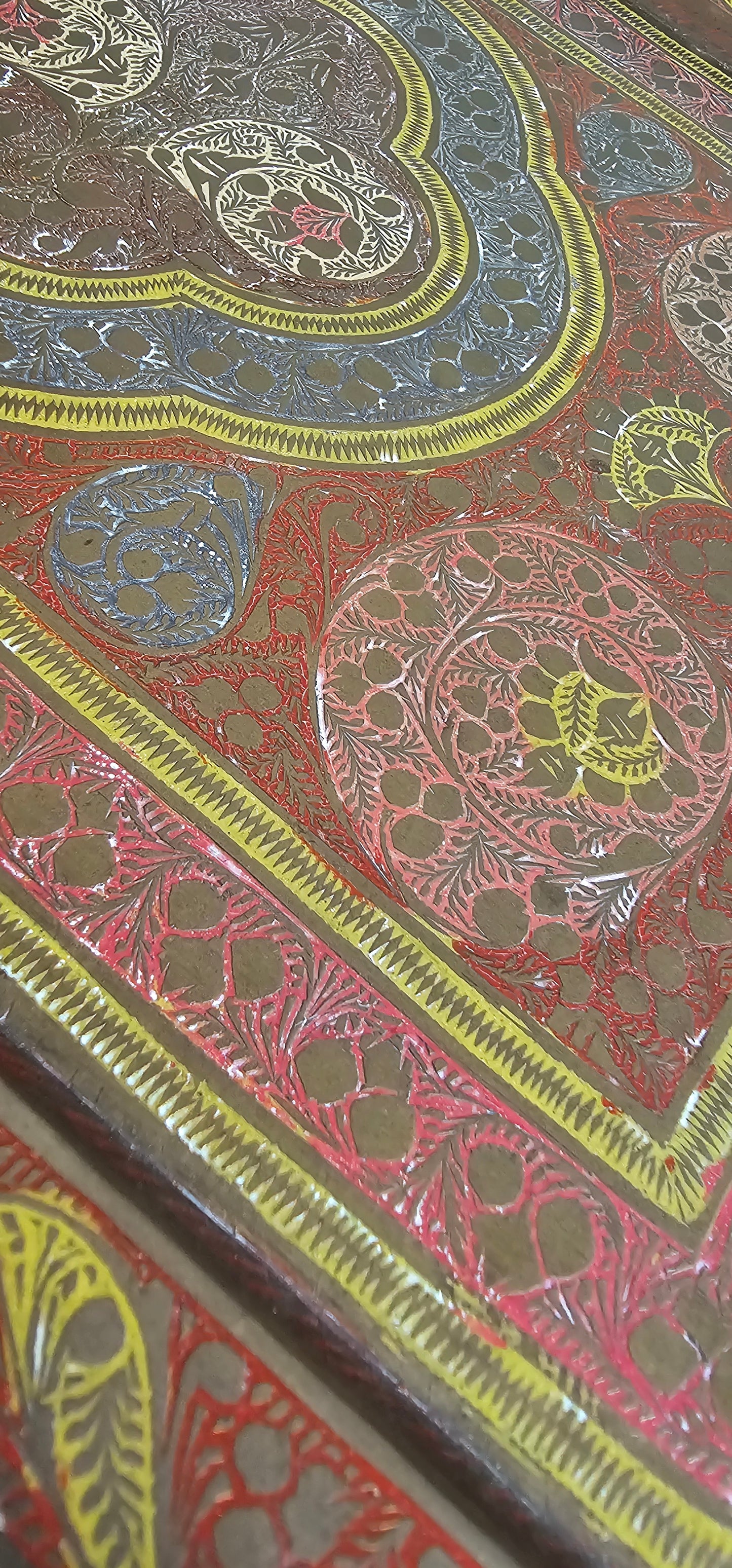 Brass Enamelled Tray