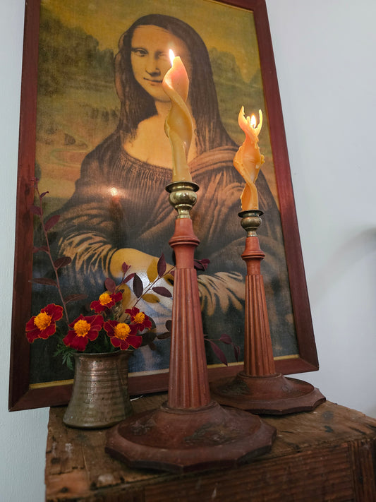 Candleholders Dated 1947