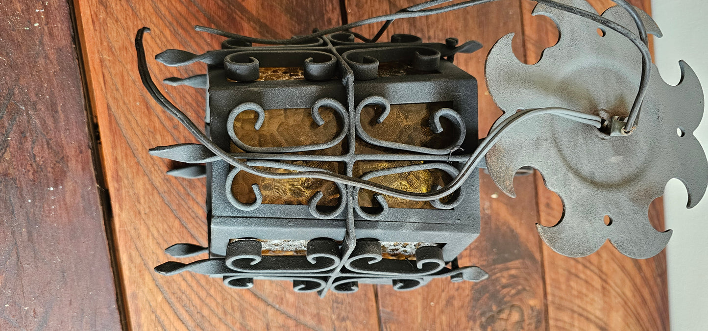 Vintage Wrought Iron Lanterns