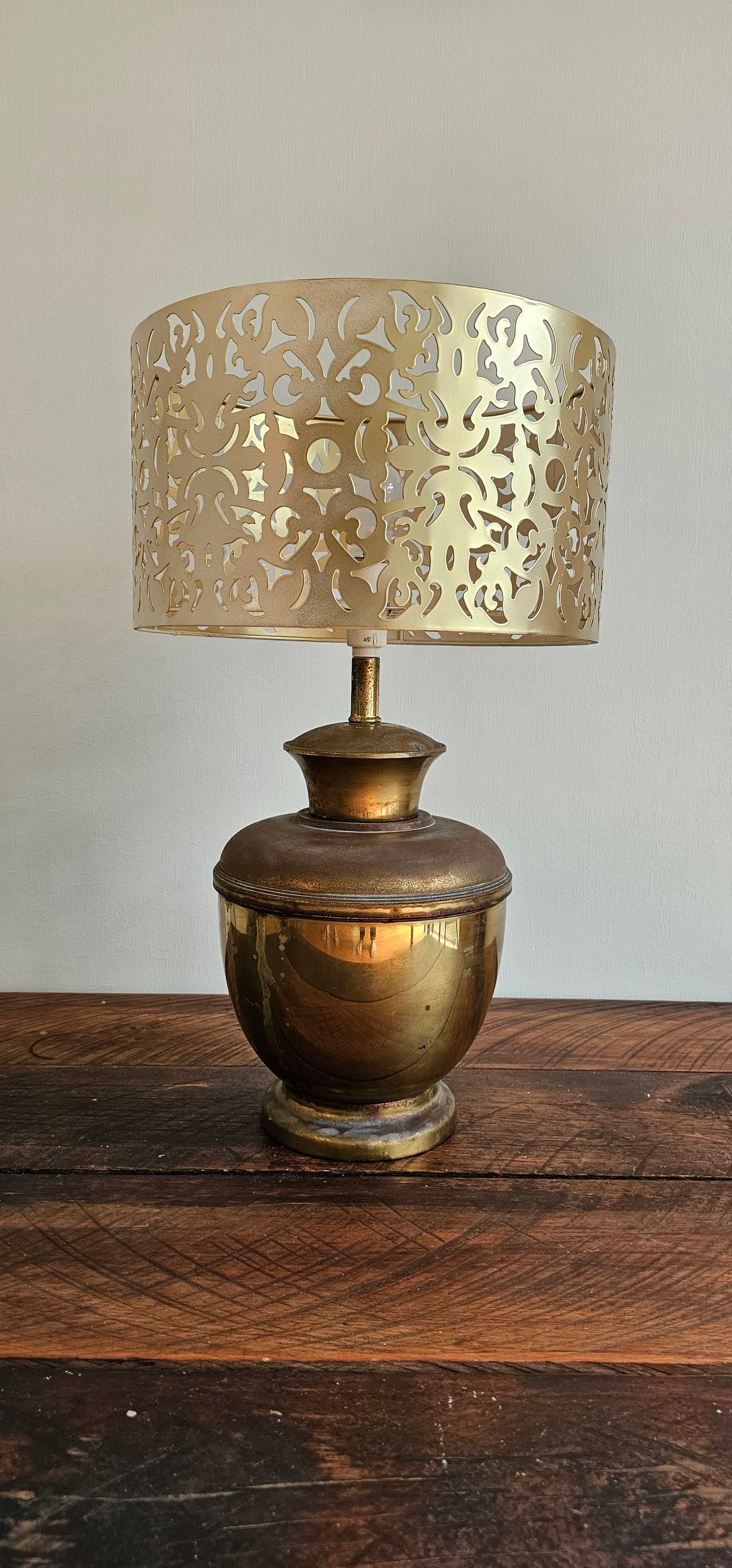 Vintage Brass Based Lamp