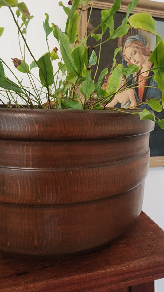 Vintage Wooden Bowl