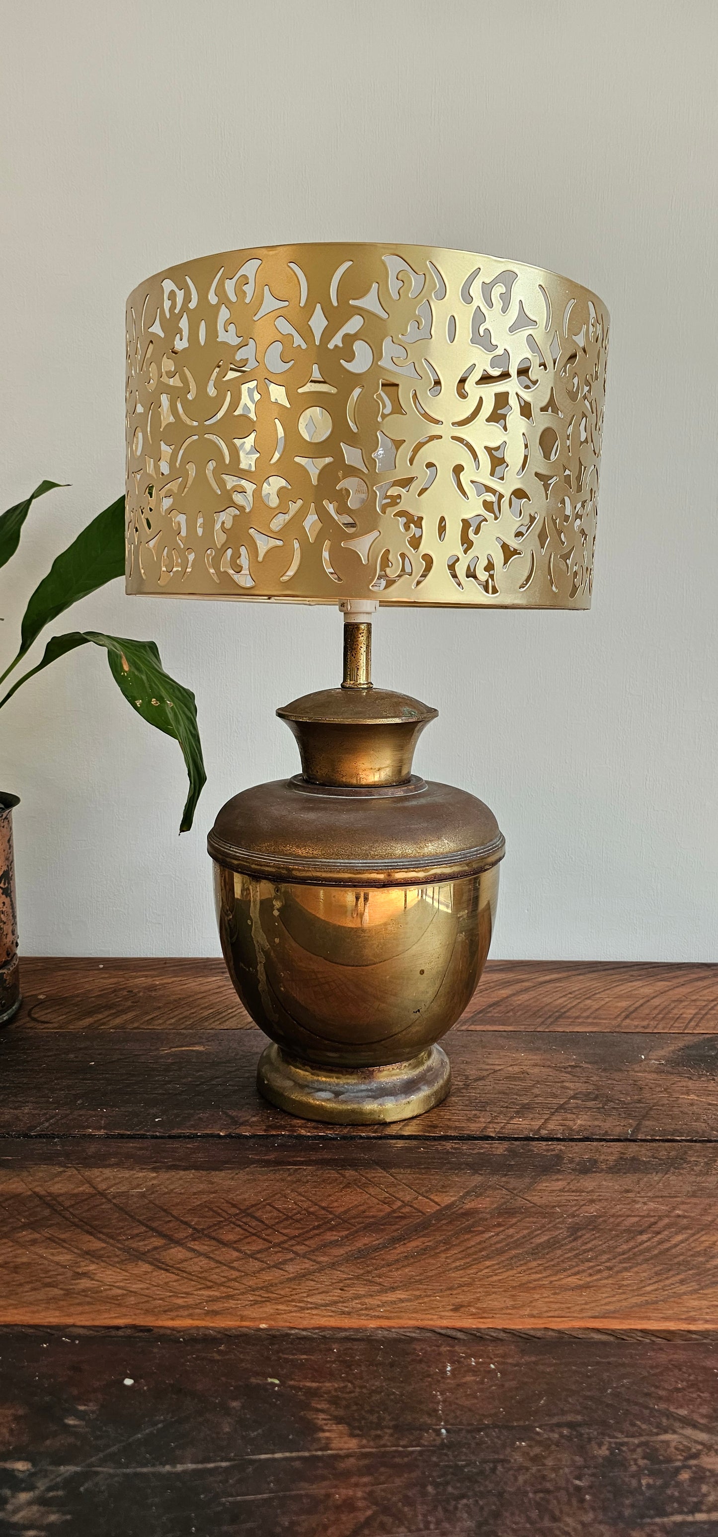 Vintage Brass Based Lamp